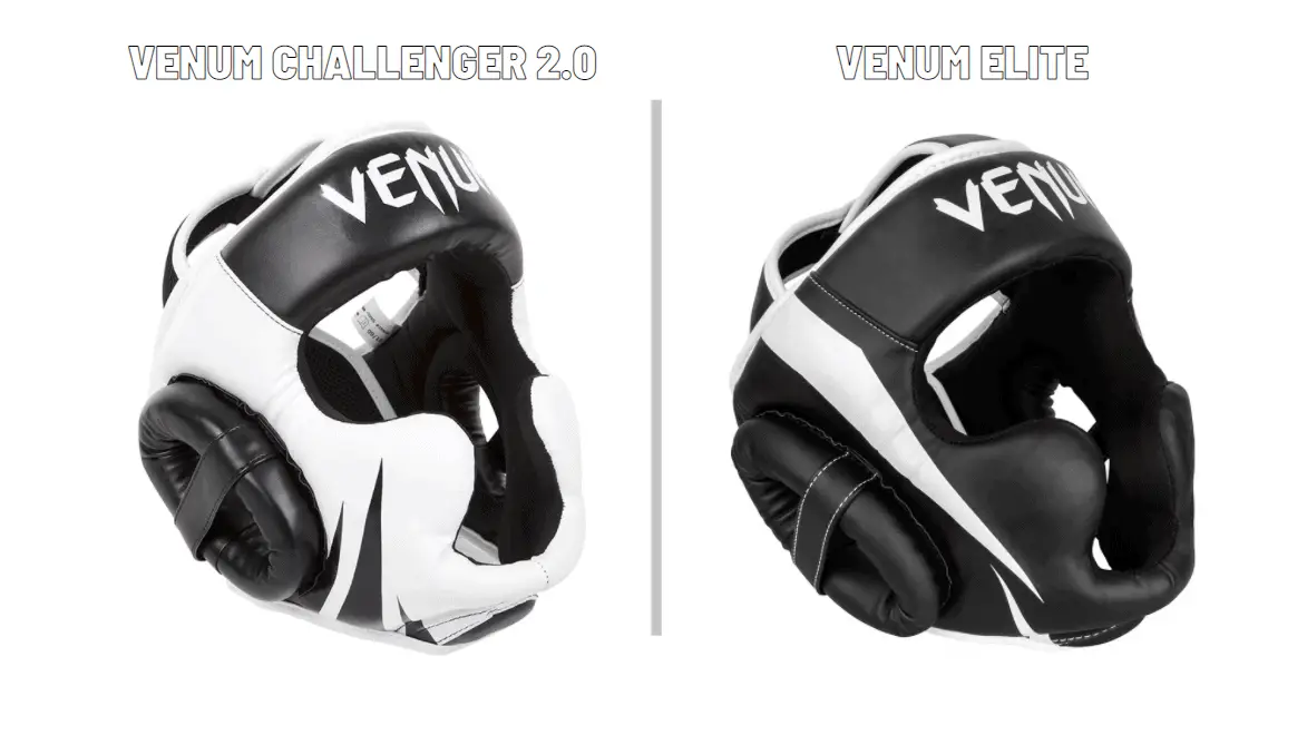 two types of headgear for MMA sparring